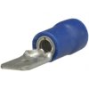 Końcówka wsuwkowa przewodowa izolowana typ WI 6,3/2 niebieska konektor męski ERGOM 100szt.