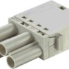Socket contact insert, CC, 4 pole, push-in, 09140045101