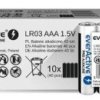 Bateria alkaliczna LR03 / AAA 1,5V everActive Pro /40szt./