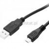 Kabel WT USB - WT micro USB 1m, czarny