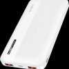 PA0372W Power bank, LiPo, 10,000 mAh, 20 W, 2x USB-A, 1x USB-C, white