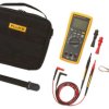 Zestaw multimetrów Fluke Multimetr, moduł pomiaru temperatury, przewody pomiarowe, termopara, akcesoria, futerał