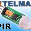 Miniaturowy czujnik ruchu PIR HC-SR505 do ARDUINO