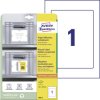 Avery-Zweckform 8003-5 Labels for holders white polypropylene permanent 5 pcs