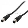 Kabel TV Antena WT-GN 3m biały czarny