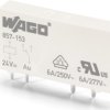 Relay, 1 Form C (NO/NC), 24 V (DC), 6 A, 250 V (AC), 857-153