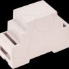 Top-hat rail housing, 34 x 89 x 63 mm, light gray