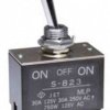 Przełącznik Wł.-wył.-wł. DPDT NKK Switches Montaż panelowy długość przełącznika 22mm