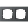 Gira Ramka Podwójna Gira E2 Antracytowy