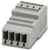 COMBI jack, spring balancer connection, 0.08-6.0 mm², 4 pole, 32 A, 8 kV, gray, 3042476