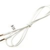 Kabel AUX JACK 3,5mm długość 1,0m, biały; Vitalco