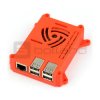 Obudowa Raspberry Pi model 3B+/3B/2B 3D VESA do montażu na monitor - czerwona