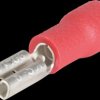 390008S Flat connector sleeve, width: 2.8 mm, red