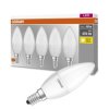5PAK Żarówka LED E14 B35 5.7W = 40W 470lm 2700K Ciepła OSRAM Base