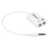 StarTech MUYHSMFFADW 4-position To 2x 3-pin 3.5mm Headset Splitter Adaptor
