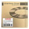 Taśma ze stali nierdzewnej 304 19mm x 0.7mm / 30m do tworzenia opasek mocujących w kartonie ONESTO