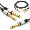 Kabel Jack 6,3 Stereo 2x Wtyk Jack 6,3 Mono 5m Vitalco MK75