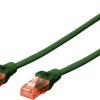 Kabel krosowy CAT 6 U-UTP, Cu, LSZH, AWG 26/7, długość 10 m, kolor zielony
