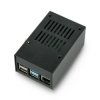 Obudowa do HiFiBerry Digi+ i Raspberry Pi 4B - metalowa - czarna