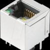 2562960000 RJ45 socket 180°, THT Cat.5