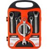 Klucze płasko-oczkowe z grzechotką 7el. 8-19mm Verke CB-61881