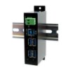 Exsys Ex-1504Hms 4-Portowy Metalowy Hub Usb 3.2 Gen1 Z Ochroną...