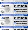 148260 Lithium button cell CR1616, 5-unit blister pack