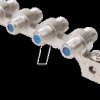 FG 4 HML F connectors, 4x F socket for wall mounting