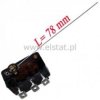 Przełącznik krańcowy dźwignia 82mm; czuły