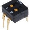 Przełącznik DIP 2-pozycyjny DPST THT 100 mA przy 5 V DC -20 → +70°C