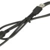 Kabel; USB; USBA/B; Wtyk USB-B; wtyk USB-A; 1m; okrągły; PVC