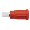 Gniazdo bananowe Żeński Wtyczka PC typ Gniazdo bananowe Czerwony 32A Schutzinger rozmiar 4 mm