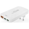 Hama 201976 USB charger 65 W 2x USB-C 1x USB-A PD flat mini charger white
