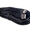 Przedłużacz Czarny Usb A /M - Usb A /Ż S/Usb 2.0 Ak-300202-030-S 3M
