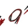 Przewody pomiarowe długość przewodu 1m Schutzinger Zacisk krokodylkowy Zestaw sond