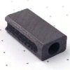Szczotka węglowa 5x8x17mm, otwór, rowki;