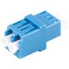 FO connector, LC duplex socket to LC duplex socket, OS1/OS2, singlemode, ceramic, blue, BYB-4-98F2105