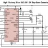 Triple Output, Multiphase Synchronous Step-Down Controller