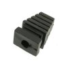Przepust kablowy z odgiętką, otwór 6 mm, czoło 16 x 10 mm, czarny, Maszczyk