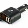 ładowarka samochodowa Reverse 2,1A z dwoma gniazdami USB i gniazdem zapalniczki