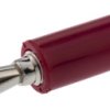Adapter z wtykiem bananowym Męski typ Wtyk bananowy Czerwony 15A Mueller Electric rozmiar 4 mm