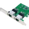 Karta Komputerowa: Pcie, Rj45 Gniazdo X2, Pci Express 2.0 Pc0075