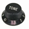 Gałka potencjometru audio 18mm TONE; czarna