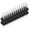 Pin header, 26 pole, pitch 2.54 mm, straight, black, 10057070