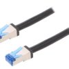 Cq7073s Patch Cord S/Ftp 6A Linka Cu Pe Czarny 5M 26Awg