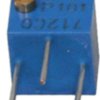 Cermet trimmer potentiometer, 12 turns, 10 kΩ, 0.25 W, THT, lateral, 3266P-1-103LF