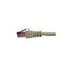 Patchcord SFTP 0,5m Cat.6 LSZH szary