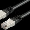 21990816 Patch cable Cat.6 S/FTP PIMF black 1.5m