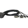 Aten Kabelkowy Przełącznik Kvm 2 Port Usb Dvi 1,2M