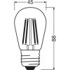 Żarówka Dekoracyjna LED E27 ST45 4,8W = 33W 360lm 2200K Ciepła 320 Filament Ściemnialna OSRAM Vintage 1906